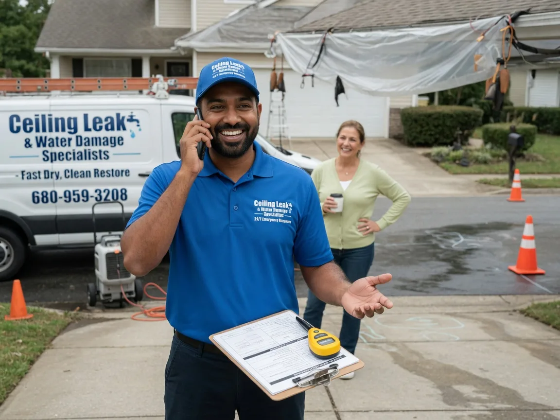 Ceiling Leak Cleanup Keokuk, IA FAQs